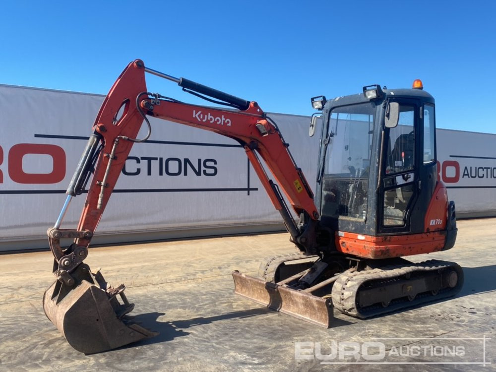 2014 Kubota KX71-3 - حفار صغير: صورة 1 2014 Kubota KX71-3 - حفار صغير: صورة 1