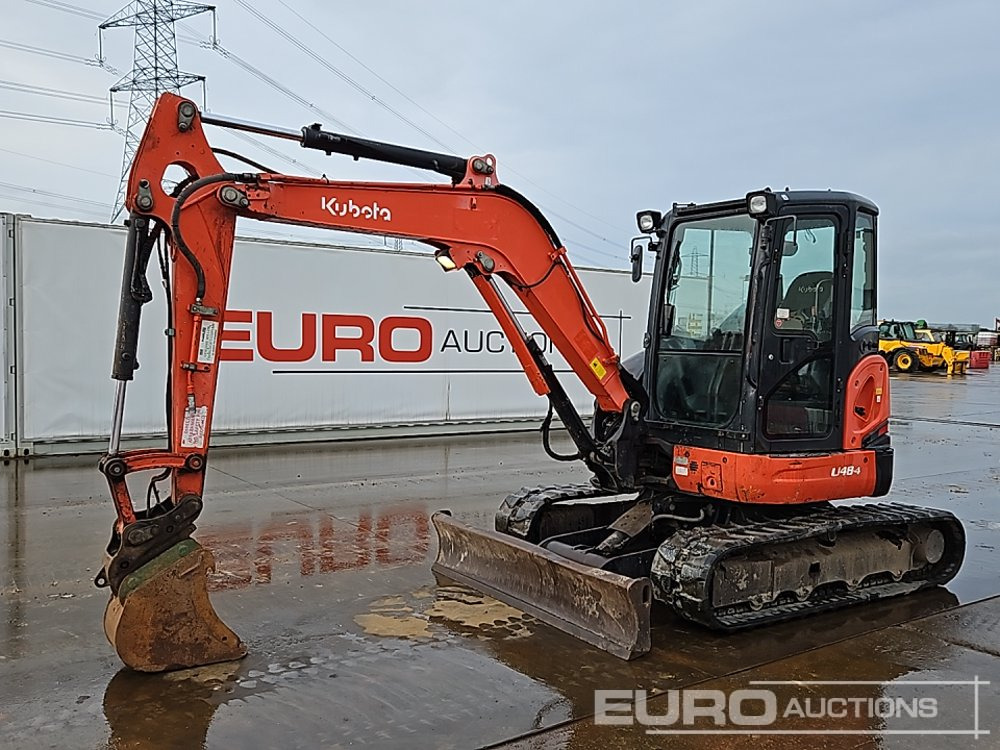 2014 Kubota U48-4 - حفار صغير: صورة 1 2014 Kubota U48-4 - حفار صغير: صورة 1