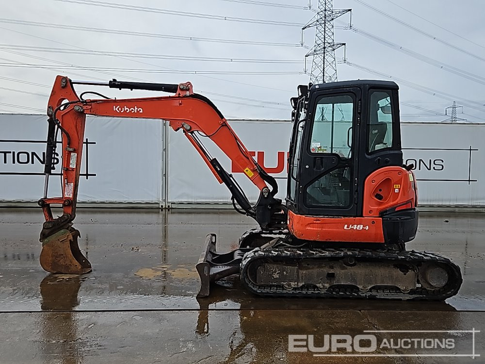 2014 Kubota U48-4 - حفار صغير: صورة 2 2014 Kubota U48-4 - حفار صغير: صورة 2