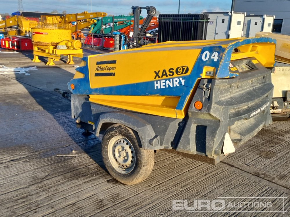 2015 Atlas Copco XAS 97 - ضاغط هوائي: صورة 3 2015 Atlas Copco XAS 97 - ضاغط هوائي: صورة 3