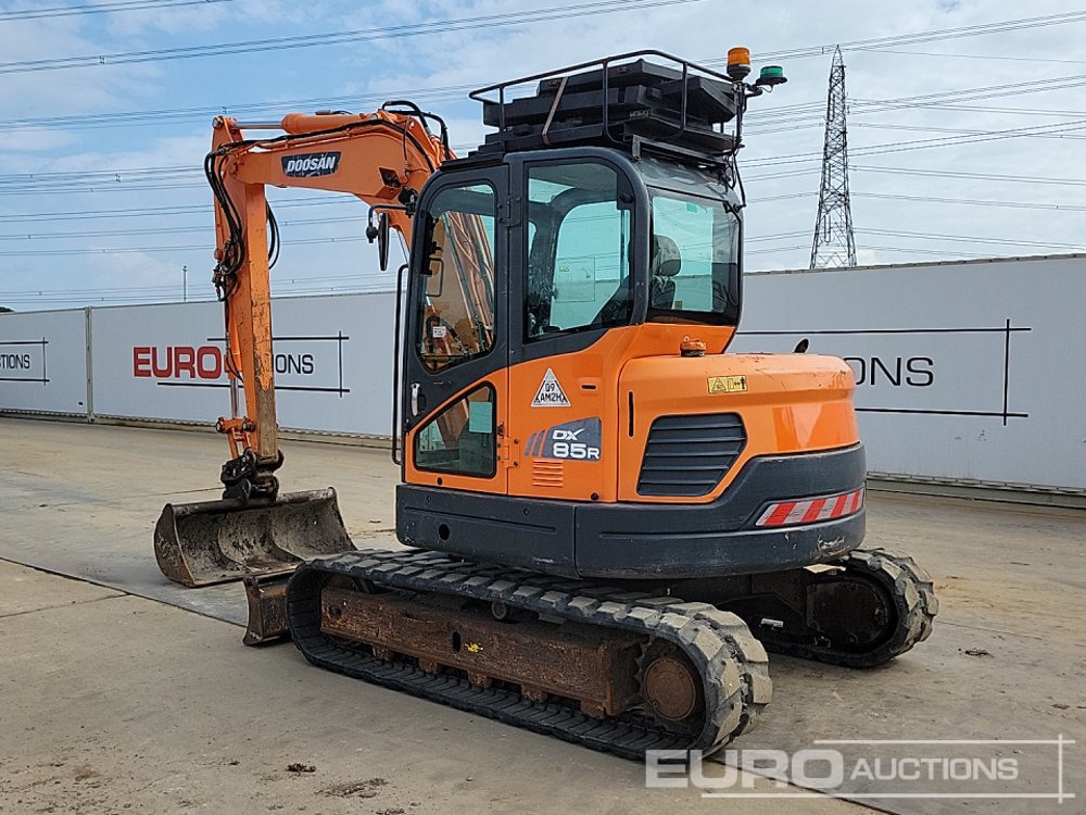 2015 Doosan DX85R-3 - حفار صغير: صورة 3 2015 Doosan DX85R-3 - حفار صغير: صورة 3