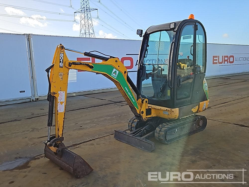 2015 JCB 8016 - حفار صغير: صورة 1 2015 JCB 8016 - حفار صغير: صورة 1