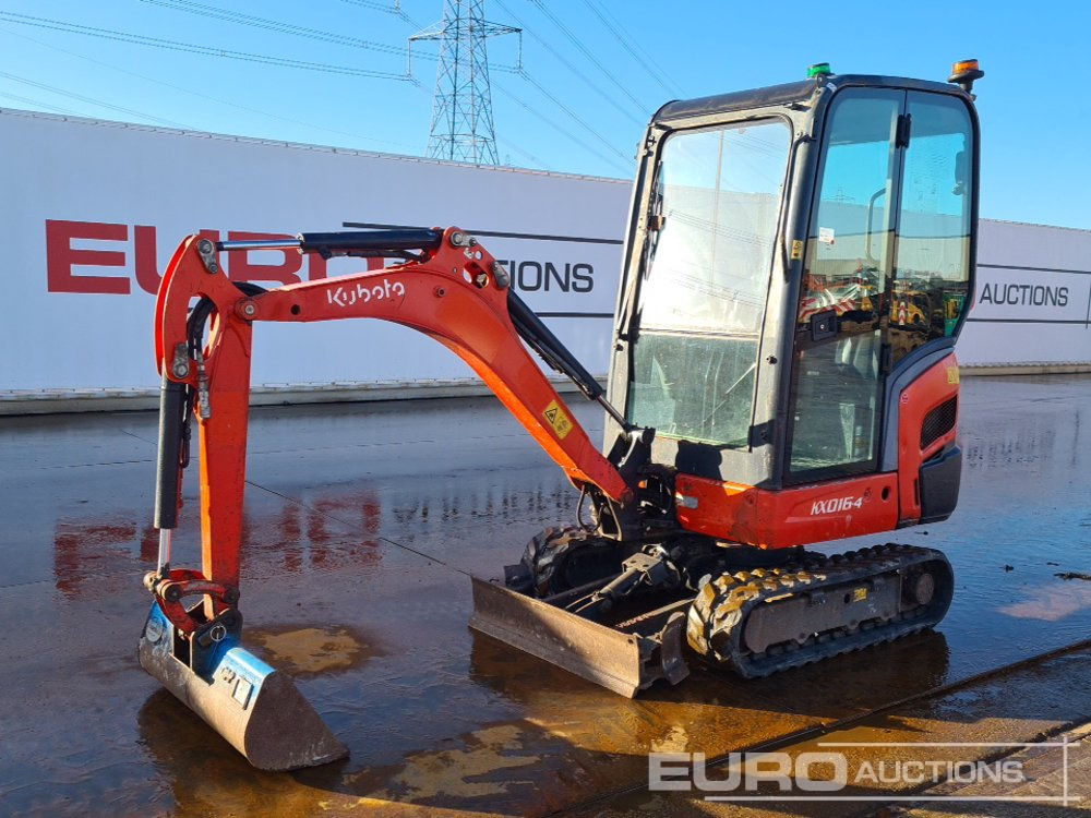 2015 Kubota KX016-4 - حفار صغير: صورة 1 2015 Kubota KX016-4 - حفار صغير: صورة 1