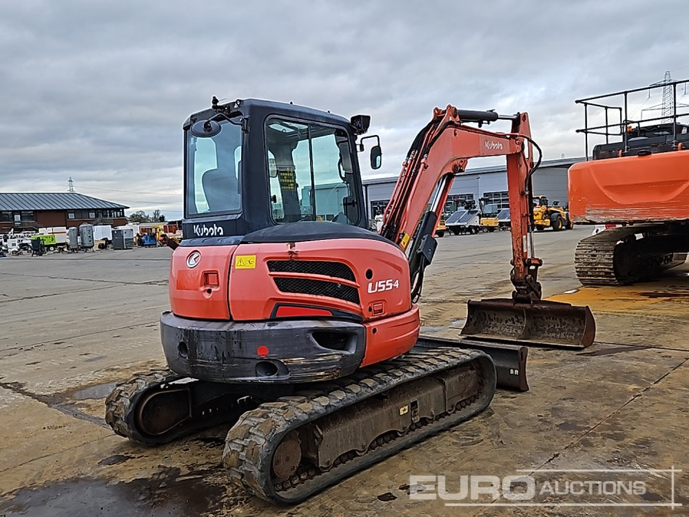 2015 Kubota U55-4 - حفار صغير: صورة 5 2015 Kubota U55-4 - حفار صغير: صورة 5