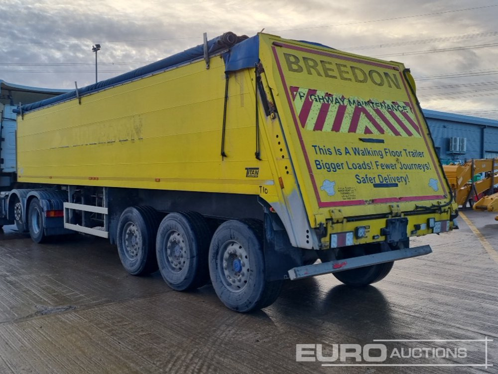 2015 Titan Tri Axle Bulk Walking Floor Trailer, Front Lift Axle, Easy Sheet - نصف مقطورة ذات أرضية سير: صورة 3 2015 Titan Tri Axle Bulk Walking Floor Trailer, Front Lift Axle, Easy Sheet - نصف مقطورة ذات أرضية سير: صورة 3