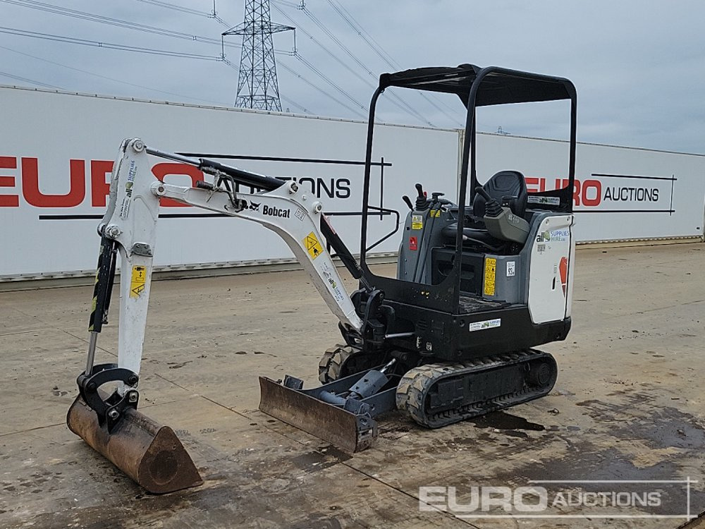 2016 Bobcat E17 - حفار صغير: صورة 1 2016 Bobcat E17 - حفار صغير: صورة 1