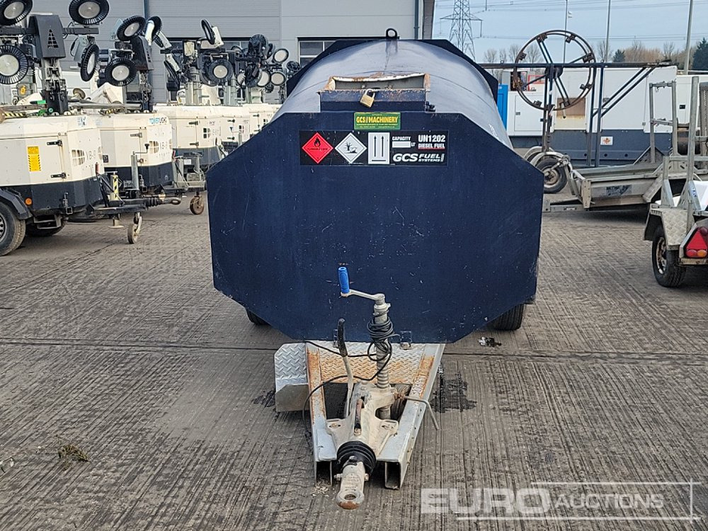 خزان تخزين 2016 Bowser Supply 2000 Litre Single Axle Bunded Fuel Bowser, Manual Pump: صورة 8