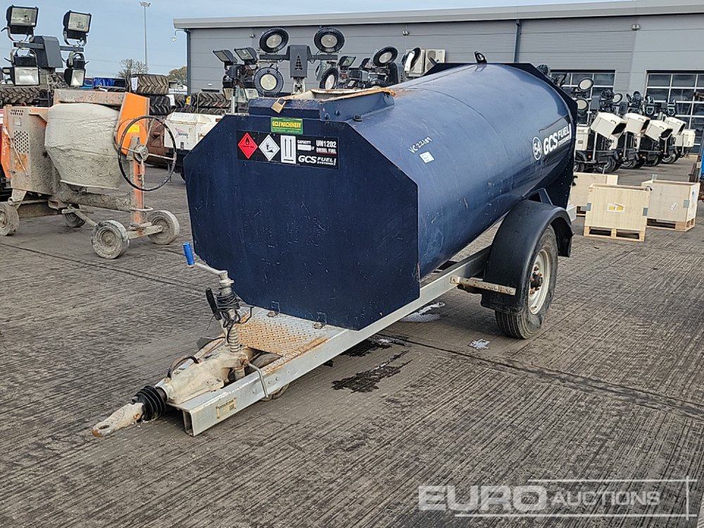 2016 Bowser Supply 2000 Litre Single Axle Bunded Fuel Bowser, Manual Pump - خزان تخزين: صورة 1 2016 Bowser Supply 2000 Litre Single Axle Bunded Fuel Bowser, Manual Pump - خزان تخزين: صورة 1