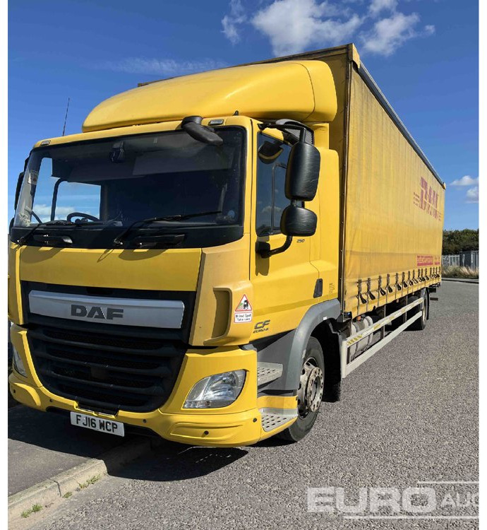 2016 DAF CF250 - شاحنة ذات ستائر جانبية: صورة 1 2016 DAF CF250 - شاحنة ذات ستائر جانبية: صورة 1