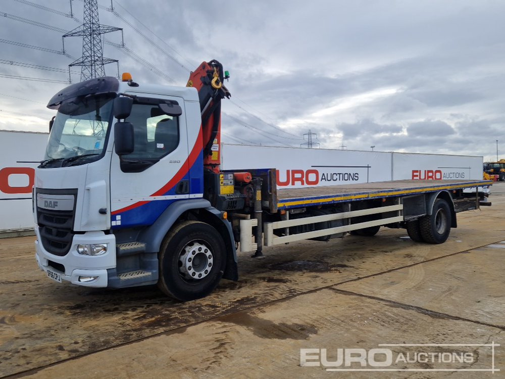 2016 DAF LF250 - شاحنات مسطحة: صورة 1 2016 DAF LF250 - شاحنات مسطحة: صورة 1