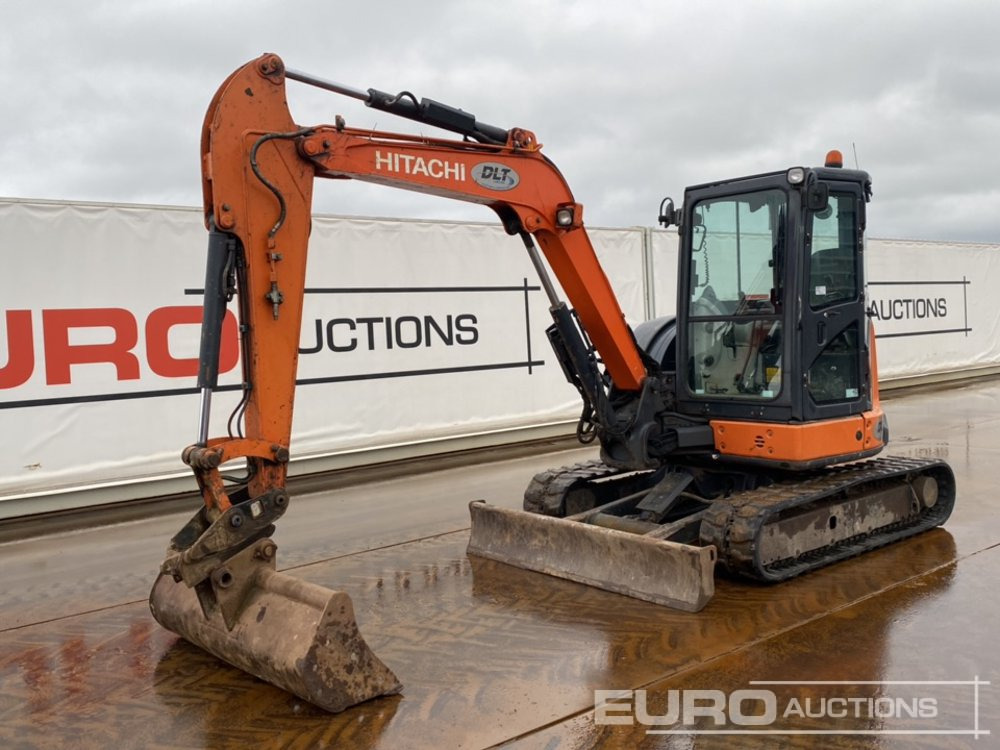 2016 Hitachi ZX55U-5A CLR - حفار صغير: صورة 1 2016 Hitachi ZX55U-5A CLR - حفار صغير: صورة 1