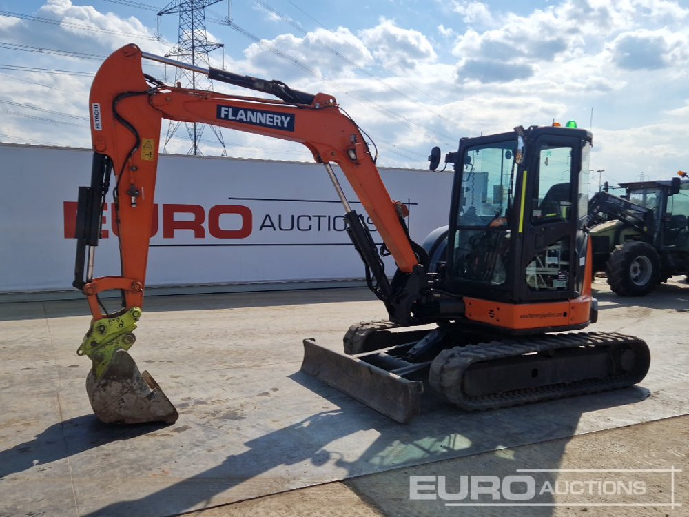 2016 Hitachi ZX55U-5A - حفار صغير: صورة 1 2016 Hitachi ZX55U-5A - حفار صغير: صورة 1