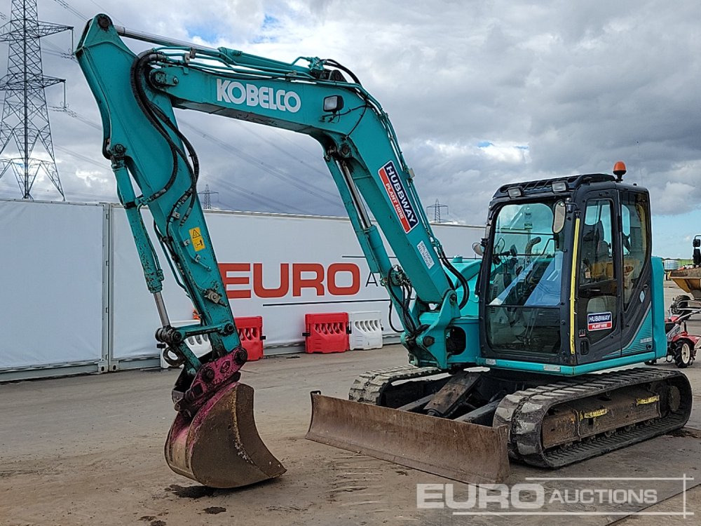 2016 Kobelco SK85MSR-3E - حفار صغير: صورة 1 2016 Kobelco SK85MSR-3E - حفار صغير: صورة 1