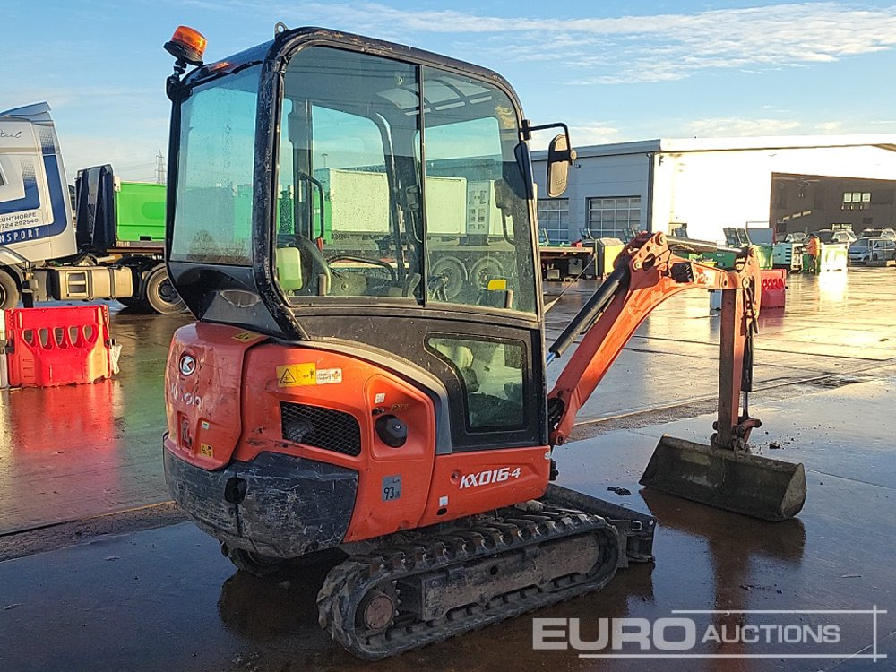 2016 Kubota KX016-4 - حفار صغير: صورة 5 2016 Kubota KX016-4 - حفار صغير: صورة 5