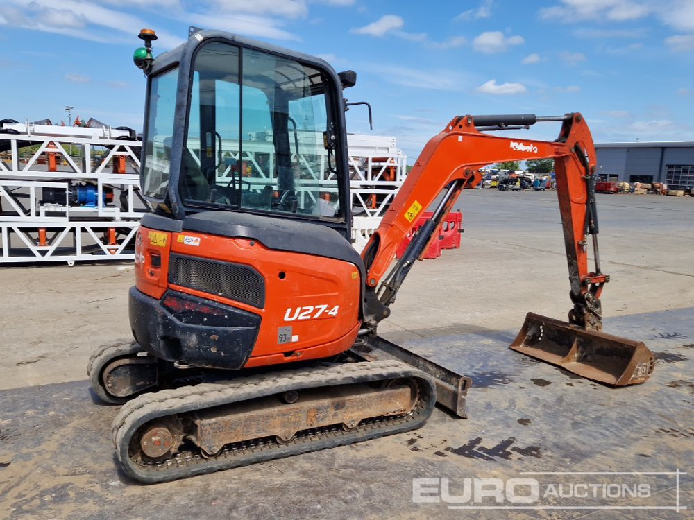 2016 Kubota U27-4 - حفار صغير: صورة 5 2016 Kubota U27-4 - حفار صغير: صورة 5