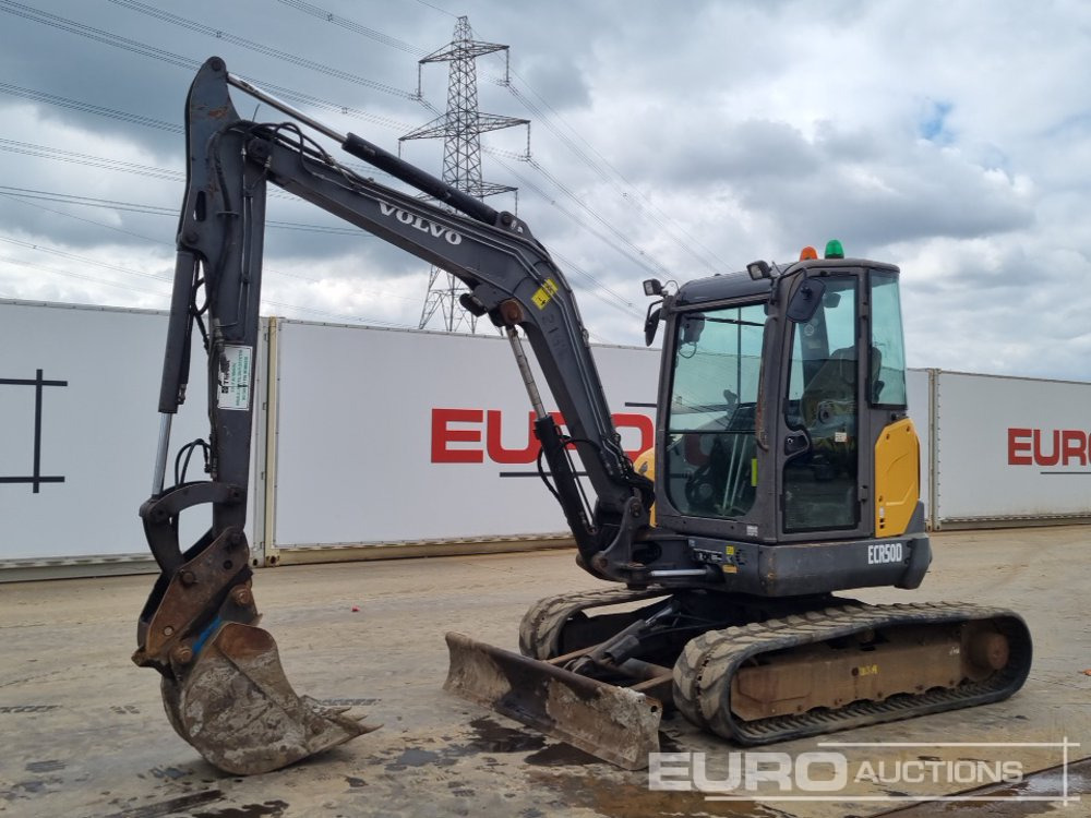 2016 Volvo ECR50D - حفار صغير: صورة 1 2016 Volvo ECR50D - حفار صغير: صورة 1