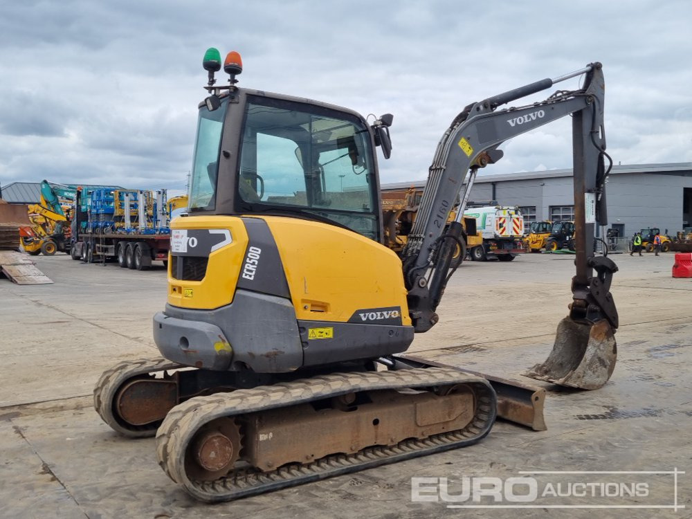 2016 Volvo ECR50D - حفار صغير: صورة 5 2016 Volvo ECR50D - حفار صغير: صورة 5