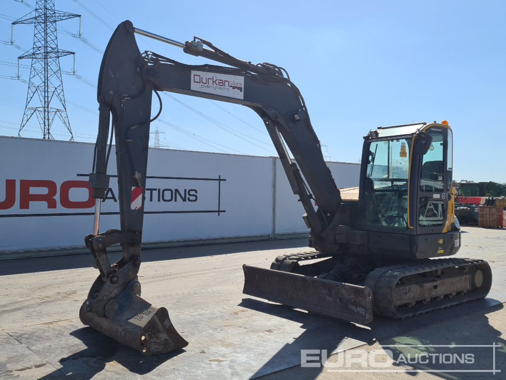 2016 Volvo ECR88D - حفار صغير: صورة 1 2016 Volvo ECR88D - حفار صغير: صورة 1