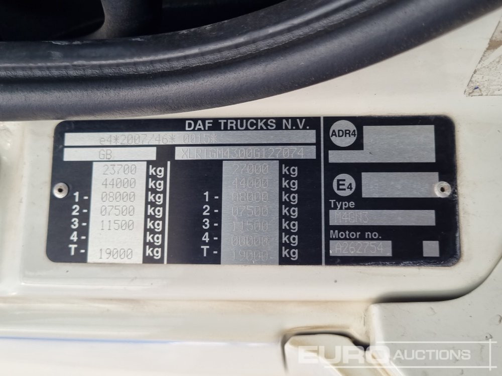 2017 DAF CF460 - رأس تريلا: صورة 1 2017 DAF CF460 - رأس تريلا: صورة 1
