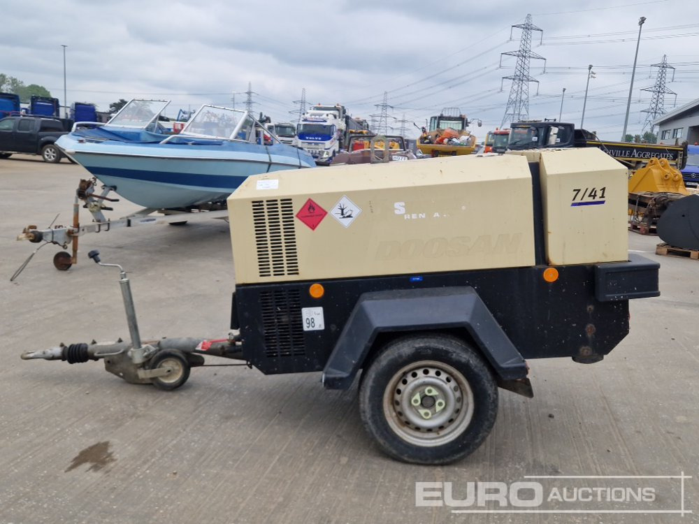 2017 Doosan 741 - ضاغط هوائي: صورة 2 2017 Doosan 741 - ضاغط هوائي: صورة 2