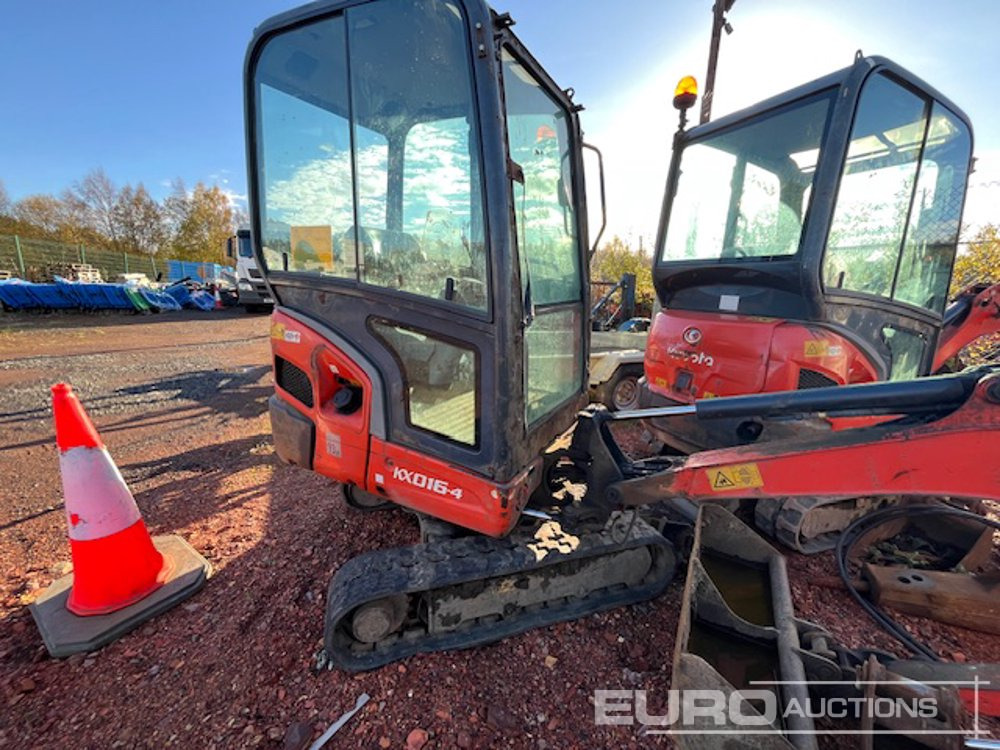 2017 Kubota KX016-4 - حفار صغير: صورة 2 2017 Kubota KX016-4 - حفار صغير: صورة 2