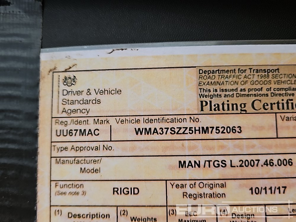 شاحنة قلاب 2017 MAN TGS35.420: صورة 43 شاحنة قلاب 2017 MAN TGS35.420: صورة 43