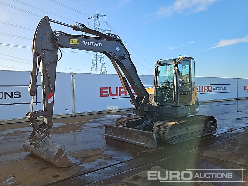 2017 Volvo ECR88D - حفار صغير: صورة 1 2017 Volvo ECR88D - حفار صغير: صورة 1