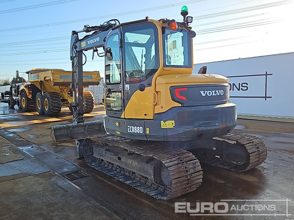 2017 Volvo ECR88D - حفار صغير: صورة 3 2017 Volvo ECR88D - حفار صغير: صورة 3