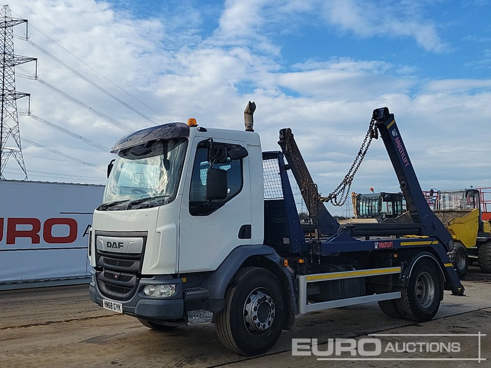 2018 DAF LF260 - شاحنة لودر انزلاقي: صورة 1 2018 DAF LF260 - شاحنة لودر انزلاقي: صورة 1