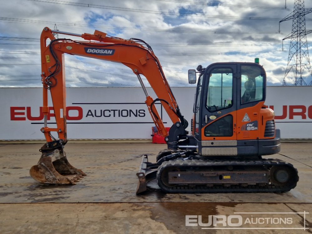 2018 Doosan DX85-3 - حفار صغير: صورة 2 2018 Doosan DX85-3 - حفار صغير: صورة 2