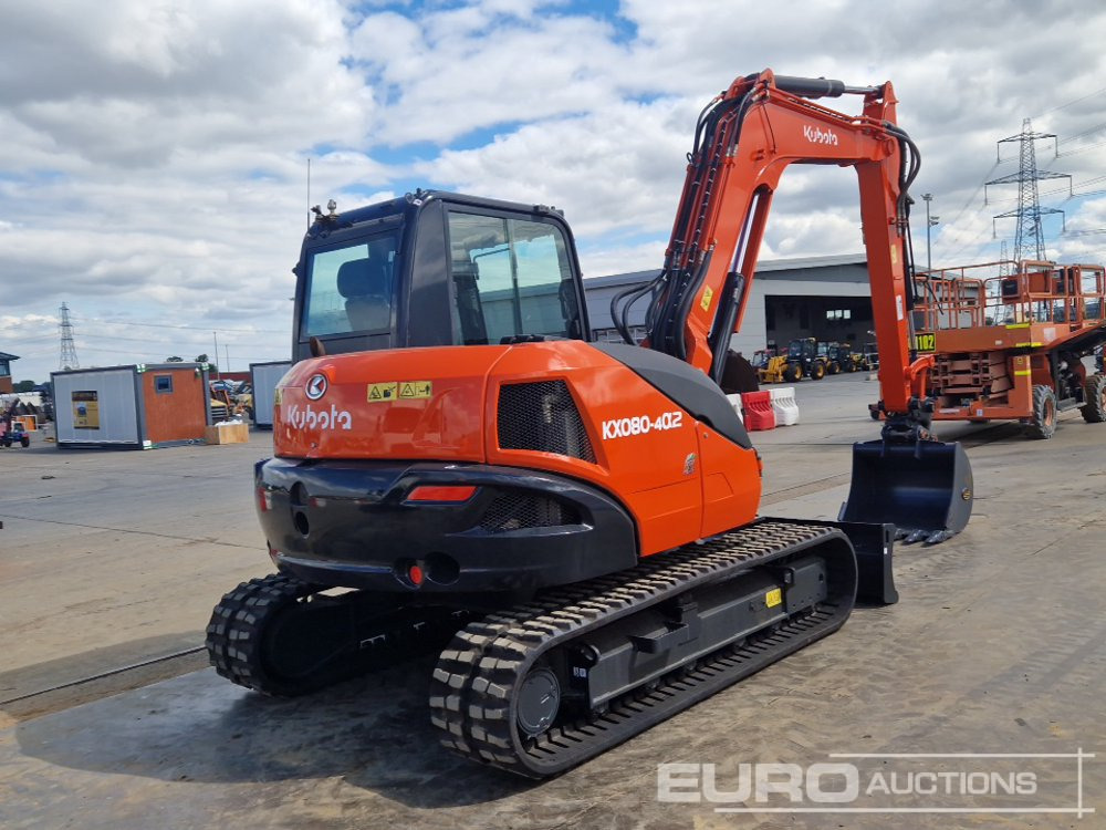 2018 Kubota KX080-4A - حفار صغير: صورة 5 2018 Kubota KX080-4A - حفار صغير: صورة 5