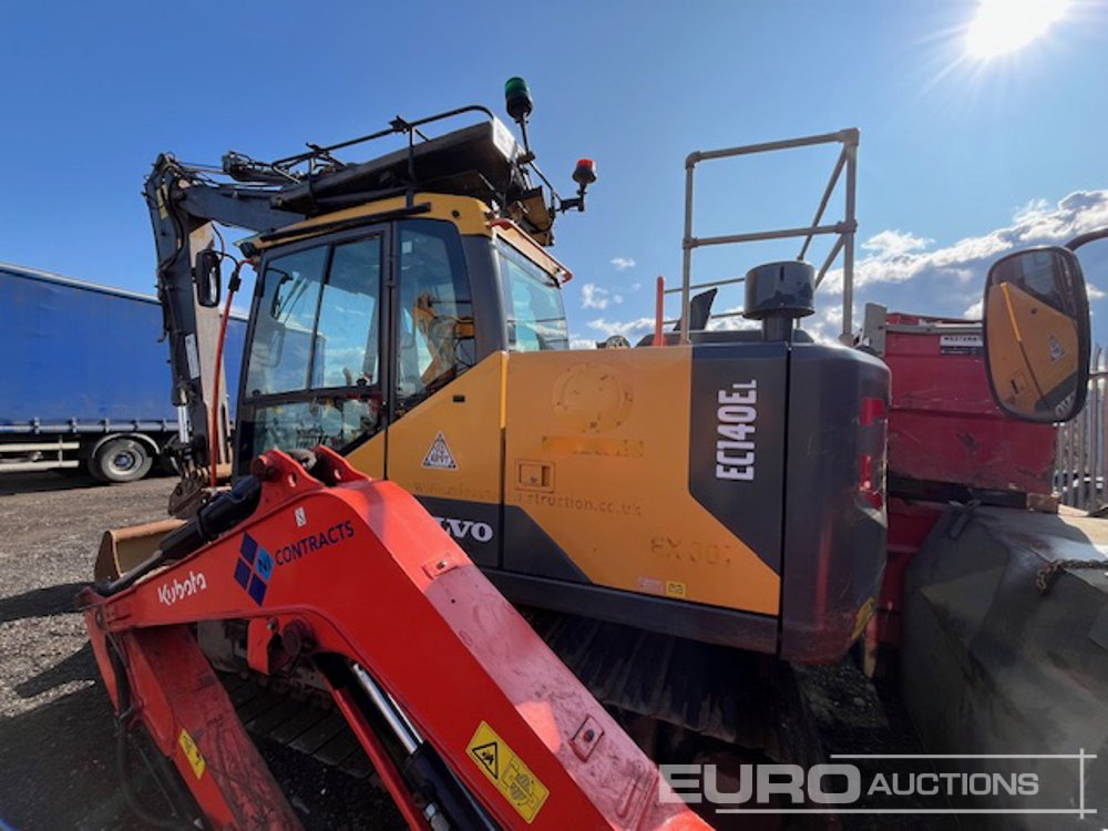 2018 Volvo EC140EL - حفار زاحف: صورة 3 2018 Volvo EC140EL - حفار زاحف: صورة 3