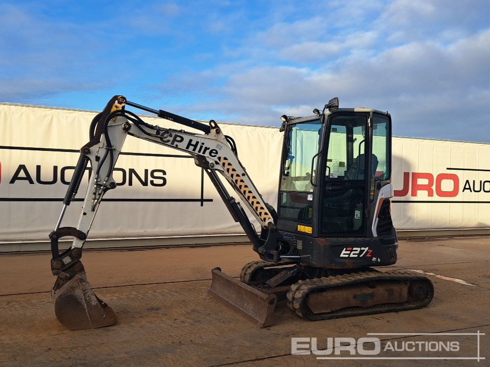 2019 Bobcat E27Z - حفار صغير: صورة 1 2019 Bobcat E27Z - حفار صغير: صورة 1