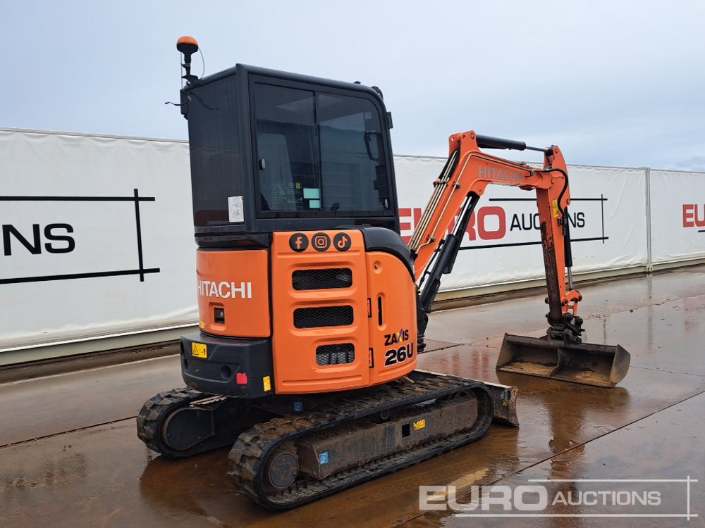 2019 Hitachi ZX26U-5A CR - حفار صغير: صورة 5 2019 Hitachi ZX26U-5A CR - حفار صغير: صورة 5