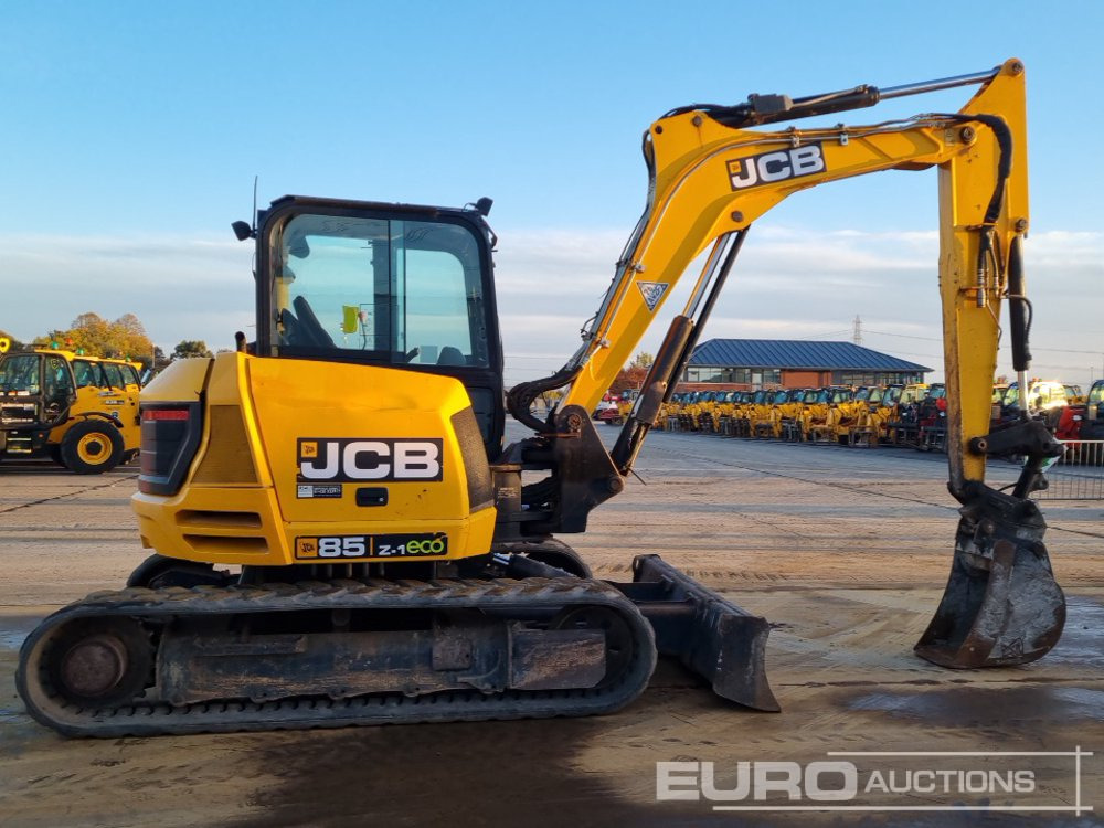 حفار صغير 2019 JCB 85Z-1 ECO: صورة 6