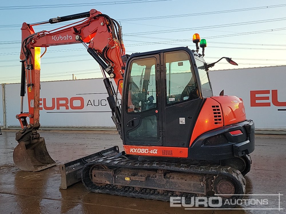 2019 Kubota KX080-4A - حفار صغير: صورة 3 2019 Kubota KX080-4A - حفار صغير: صورة 3