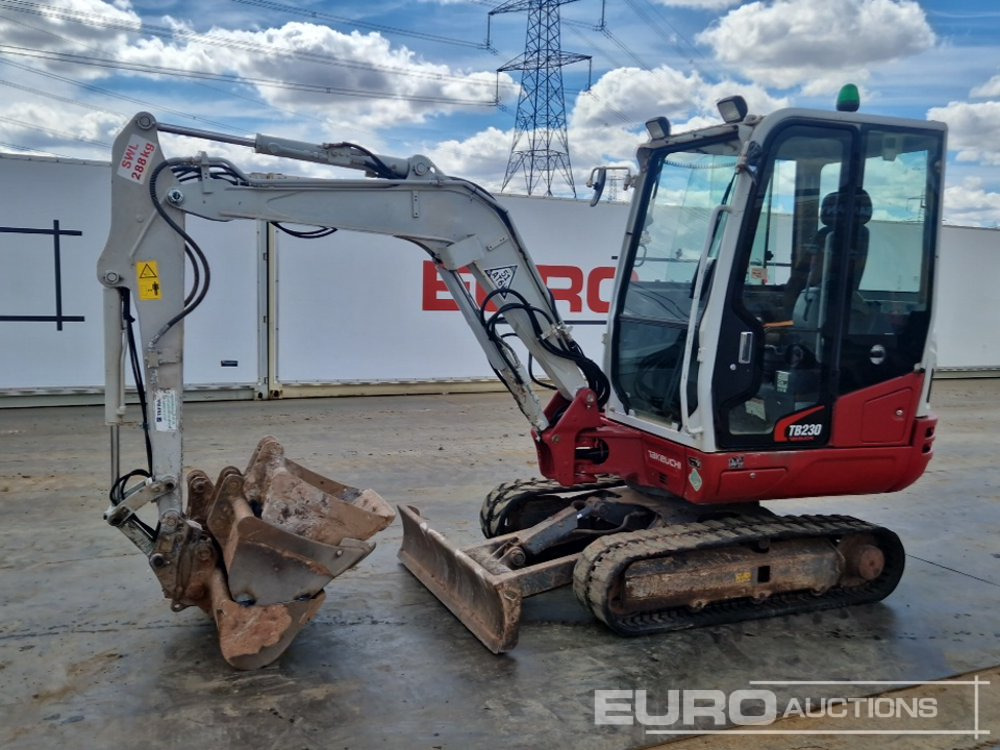2019 Takeuchi TB230 - حفار صغير: صورة 1 2019 Takeuchi TB230 - حفار صغير: صورة 1