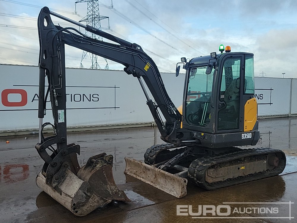 2019 Volvo ECR50D - حفار صغير: صورة 1 2019 Volvo ECR50D - حفار صغير: صورة 1