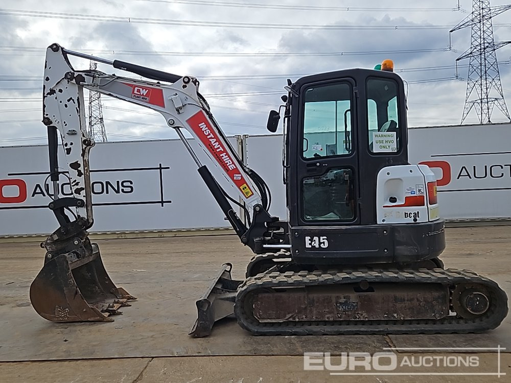2020 Bobcat E45 - حفار صغير: صورة 2 2020 Bobcat E45 - حفار صغير: صورة 2