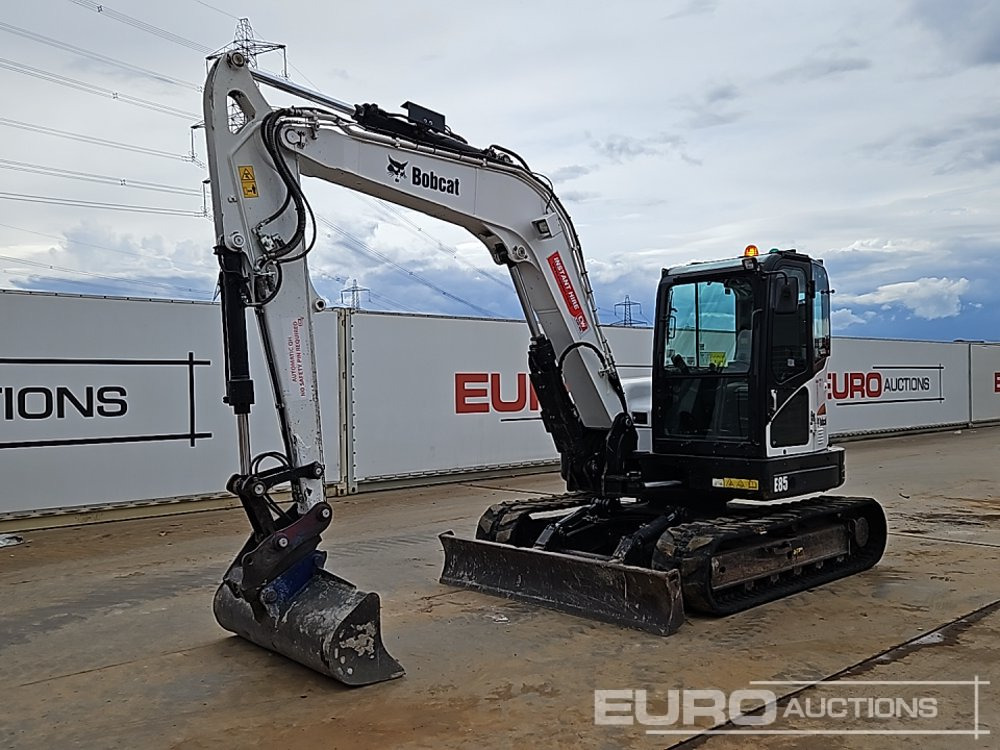 2020 Bobcat E85 - حفار صغير: صورة 1 2020 Bobcat E85 - حفار صغير: صورة 1