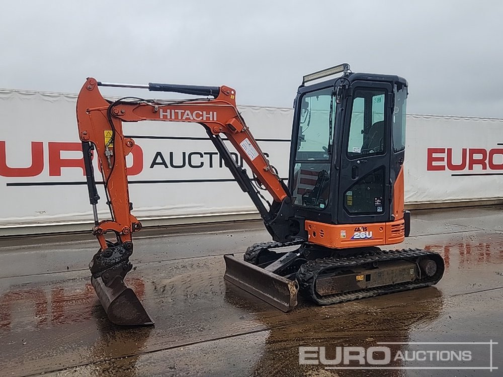 2020 Hitachi ZX26U-6 CLR - حفار صغير: صورة 1 2020 Hitachi ZX26U-6 CLR - حفار صغير: صورة 1