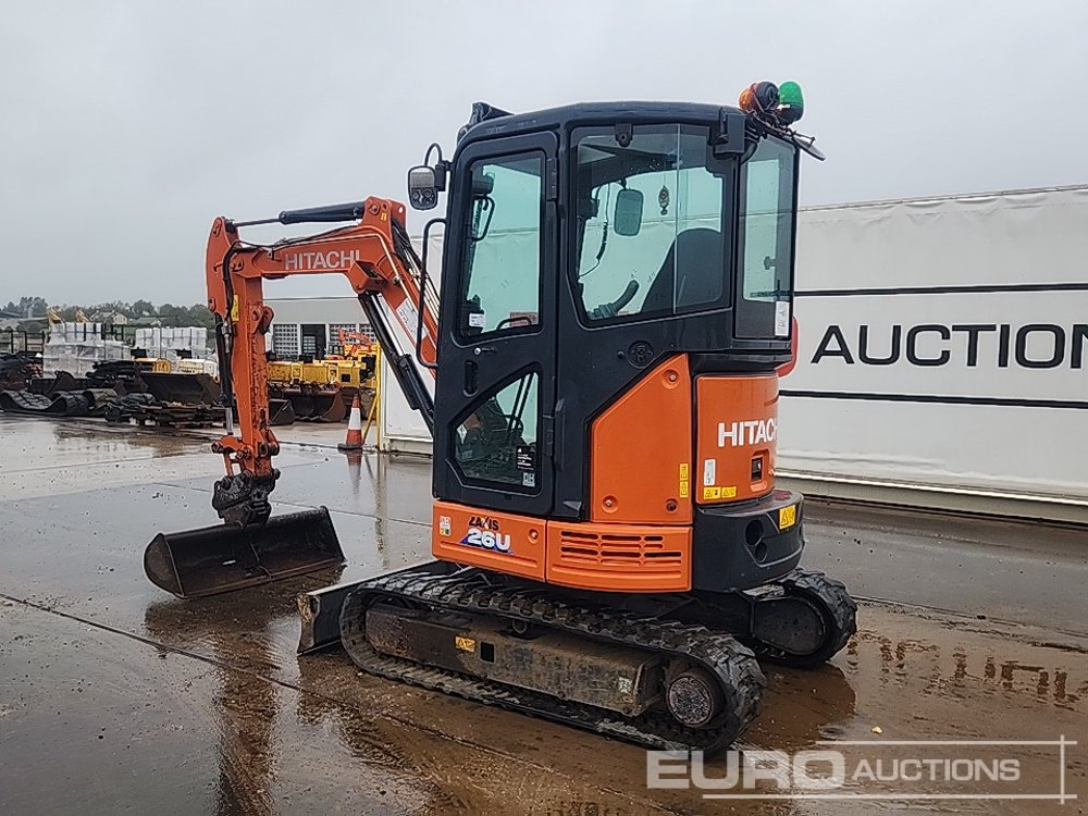 2020 Hitachi ZX26U-6 CLR - حفار صغير: صورة 3 2020 Hitachi ZX26U-6 CLR - حفار صغير: صورة 3