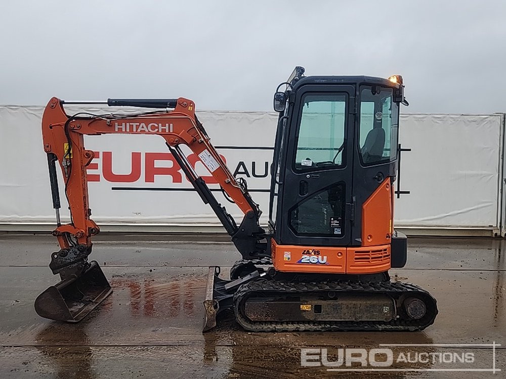 2020 Hitachi ZX26U-6 CLR - حفار صغير: صورة 2 2020 Hitachi ZX26U-6 CLR - حفار صغير: صورة 2