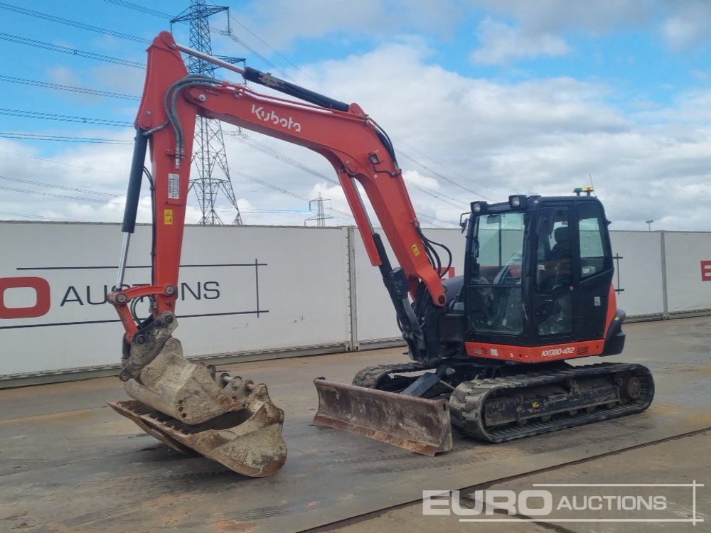 2020 Kubota KX080-4A2 - حفار صغير: صورة 1 2020 Kubota KX080-4A2 - حفار صغير: صورة 1