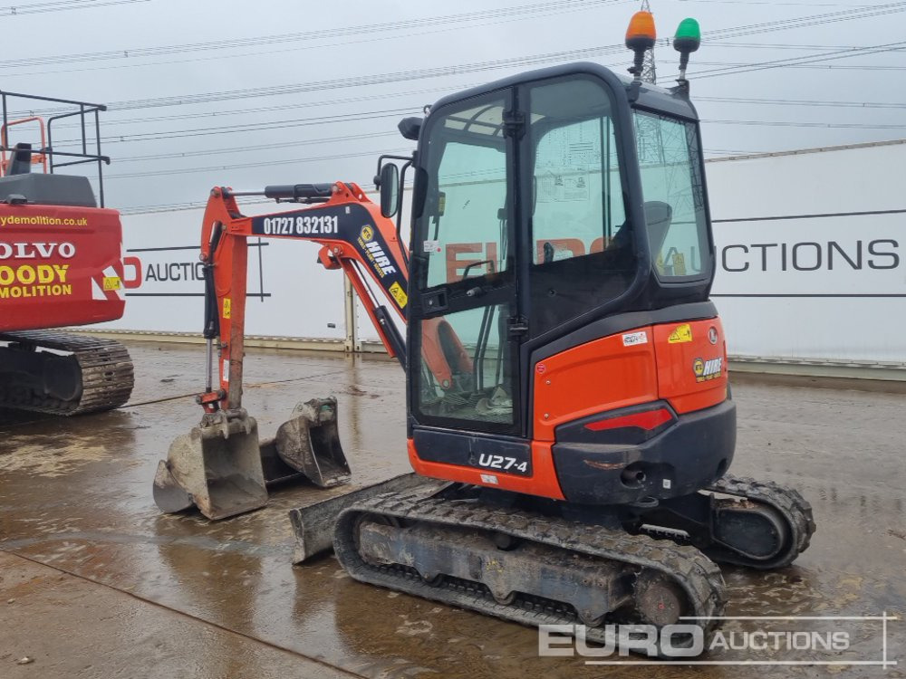 2020 Kubota U27-4 - حفار صغير: صورة 3 2020 Kubota U27-4 - حفار صغير: صورة 3