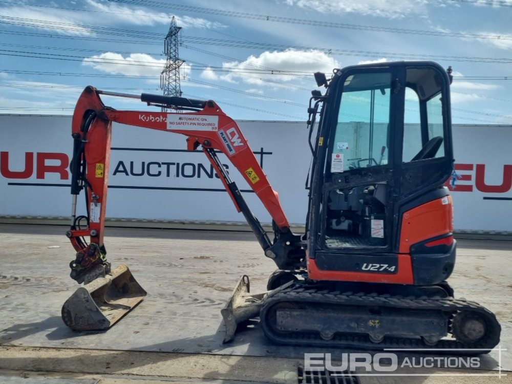 2020 Kubota U27-4 - حفار صغير: صورة 2 2020 Kubota U27-4 - حفار صغير: صورة 2