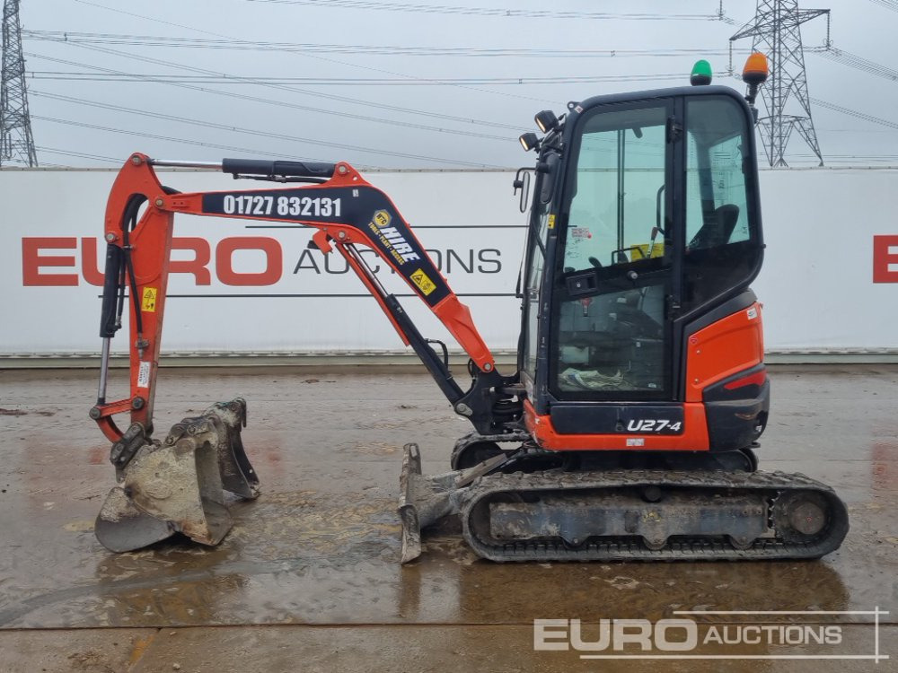 2020 Kubota U27-4 - حفار صغير: صورة 2 2020 Kubota U27-4 - حفار صغير: صورة 2