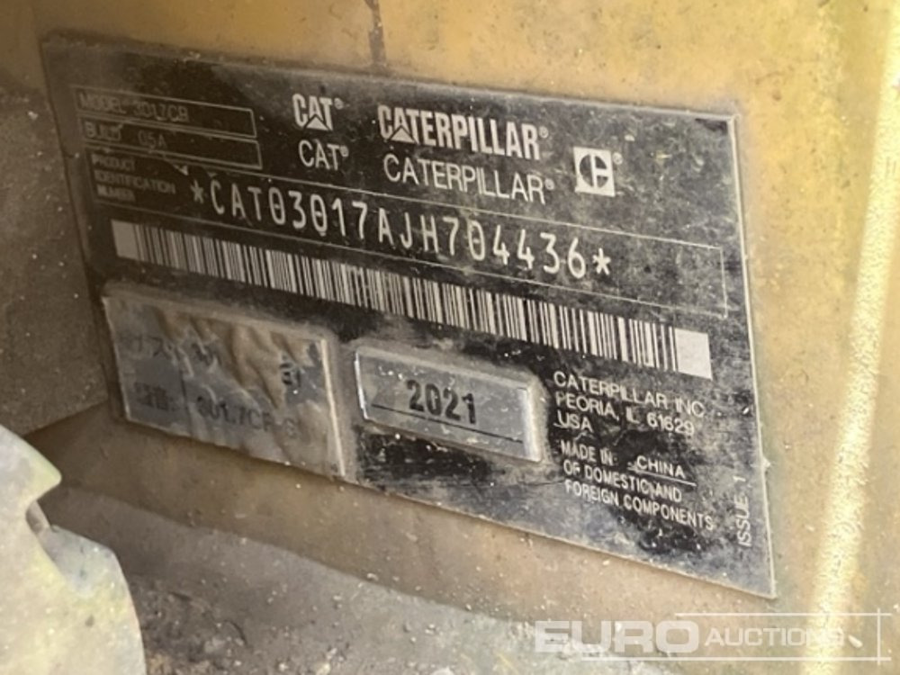 2021 CAT 301.7 - حفار صغير: صورة 5 2021 CAT 301.7 - حفار صغير: صورة 5