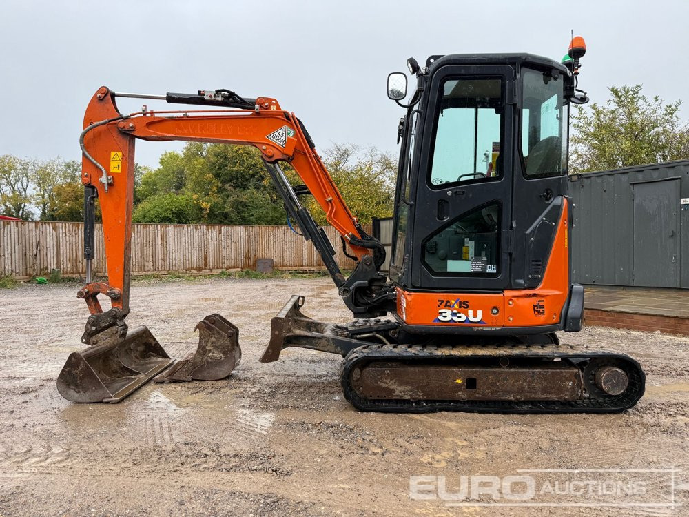 2021 Hitachi ZX33U-6 CLR - حفار صغير: صورة 2 2021 Hitachi ZX33U-6 CLR - حفار صغير: صورة 2