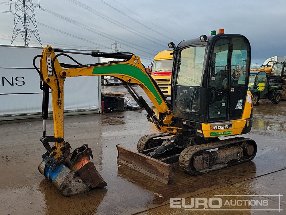 2021 JCB 8026CTS - حفار صغير: صورة 1 2021 JCB 8026CTS - حفار صغير: صورة 1
